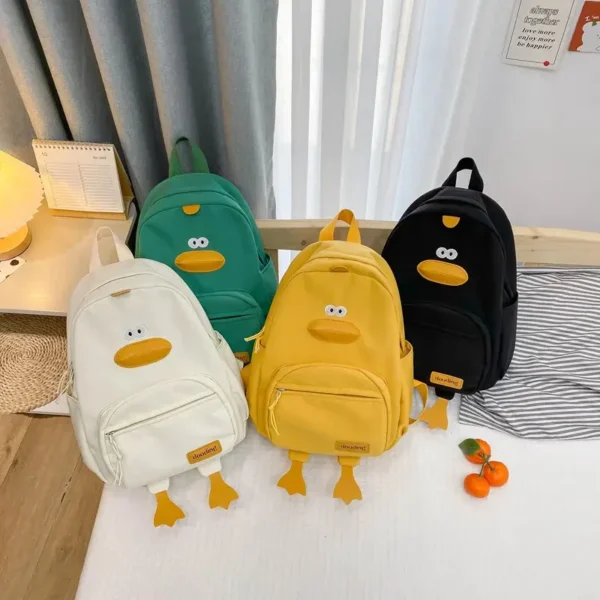 funnyduckchildbackpackfourcolors-webp